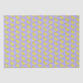 Papel De Seda Chicas de Pascua sobre púrpura texturada