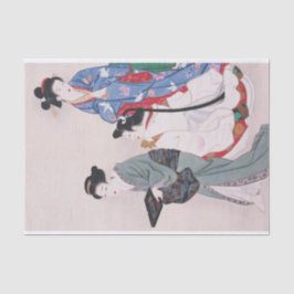 Papel De Seda Chicas de trabajo de Yamaguchi Soken