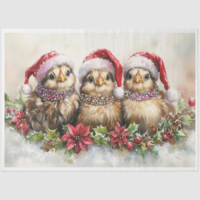 Papel De Seda Chicas para Navidades bebés (Anverso)