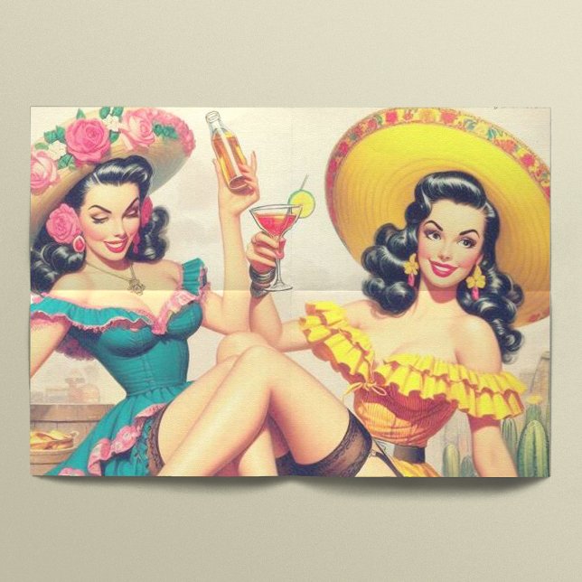 Papel De Seda Chicas Vintage Sombrero (Subido por el creador)