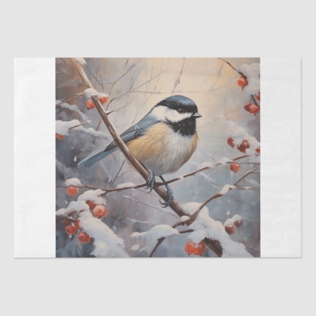 Papel De Seda Chickadee (Anverso)