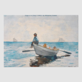 Papel De Seda Chicos En Una Cuerda (1880) De Winslow Homer