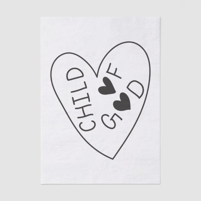Papel De Seda Child of God (Anverso)