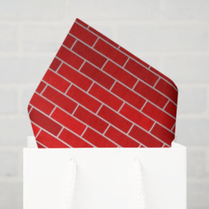 Papel De Seda Chimenea de ladrillo rojo