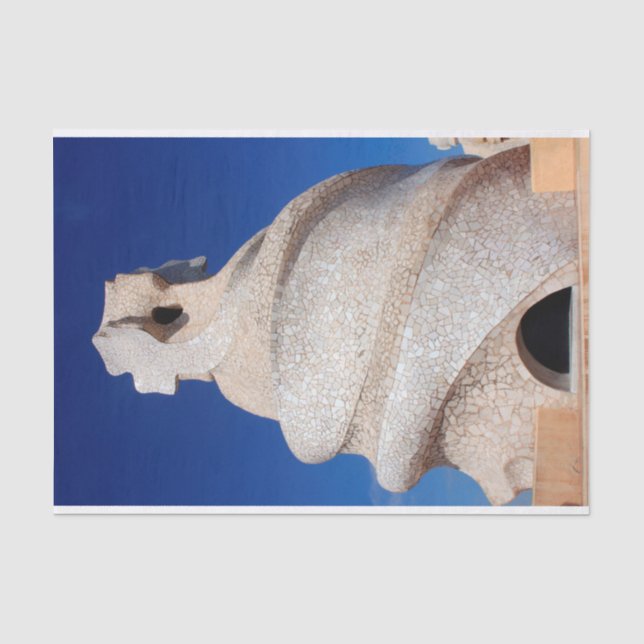 Papel De Seda Chimenea mosaica (Anverso)