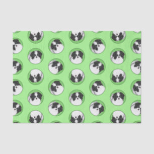 Papel De Seda Chin Japonés Pintando Mascota Original Arte De Per