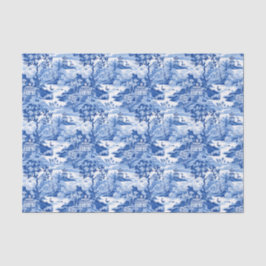 Papel De Seda Chinoiserie Blue & White Pagodas