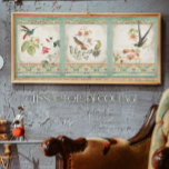 Papel De Seda Chinoiserie Hummingbird Elegante Decoración Floral<br><div class="desc">Elegante, antiguo Chinoiserie y elementos botánicos se mezclaron en una sofisticada composición de diseño gráfico. Cuatro colibríes botánicos, viñas de flores de la pasión, orquídeas y ilustraciones de flores silvestres se combinan con una frontera tradicional china en naranja, melocotón, azul zafiro, verde menta y blanco marfil. Creado por la artista...</div>