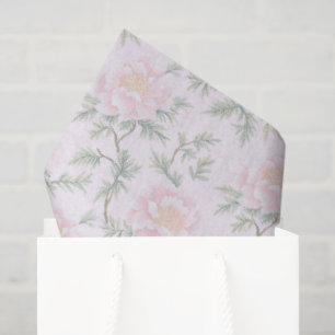 Papel De Seda Chinoiserie Rosa Grandmillennial Sureña