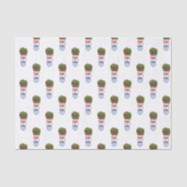 Papel De Seda Chinoiserie Topiary Holiday