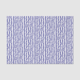 Papel De Seda Chintz morado y floral blanco