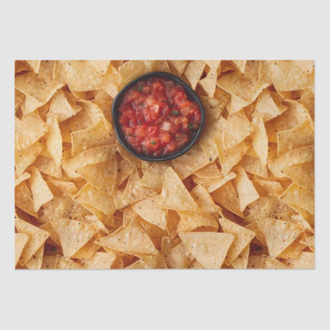 Papel De Seda Chips y salsa (Anverso)