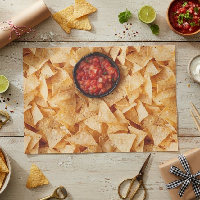 Papel De Seda Chips y salsa (Subido por el creador)