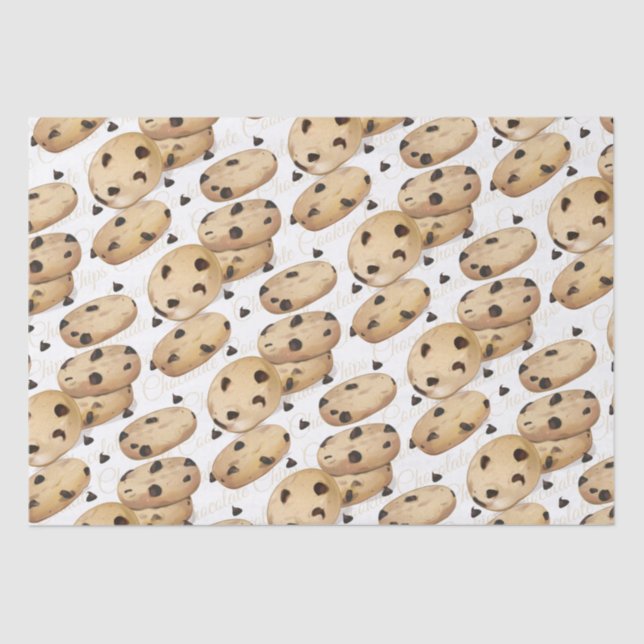 Papel De Seda Chocolate Chip Cookies Gigante (Anverso)