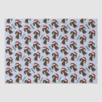 Chocolate Dachshund Navidades Nombre personalizado