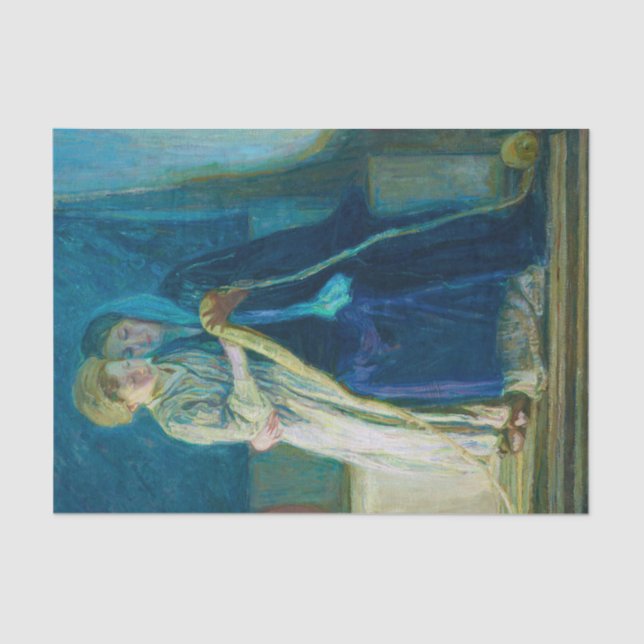 Papel De Seda Christ and His Mother Studying the Scriptures (Anverso)