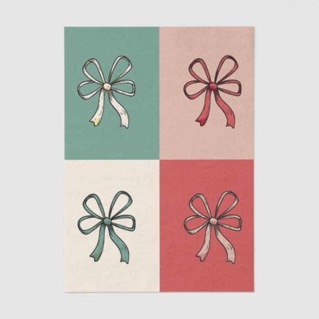 Papel De Seda christmas bow conquette (Anverso)