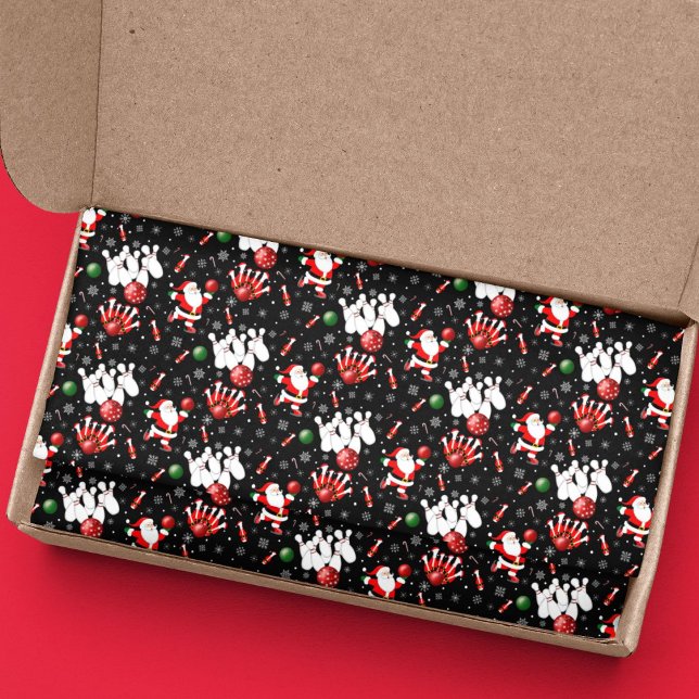 Papel De Seda Christmas Bowling with Santa Claus (Subido por el creador)