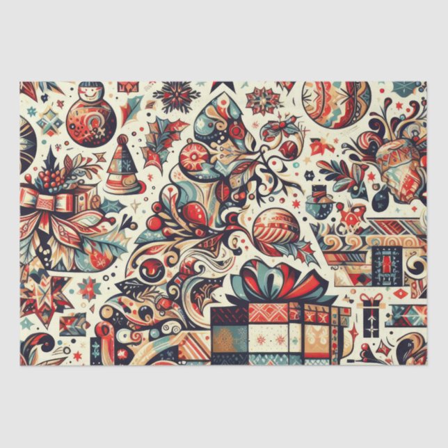 Papel De Seda Christmas Elegance n29 (Anverso)