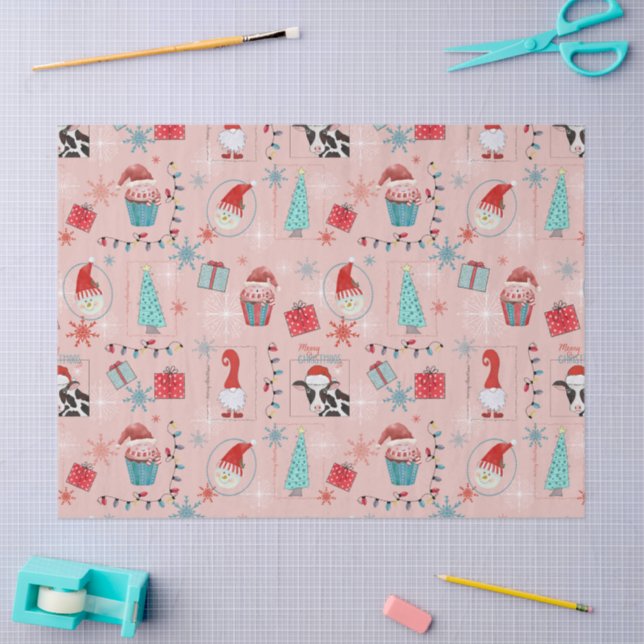 Papel De Seda Christmas Fun (Artesanía)