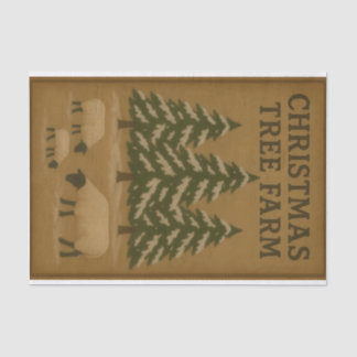 Papel De Seda Christmas Tree Farm