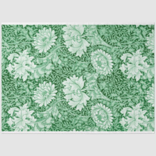 Papel De Seda Chrysanthemum Green, William Morris