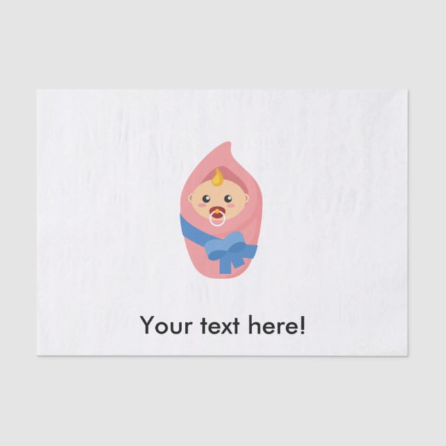 Papel De Seda Cíclica de recién nacidos (Anverso)