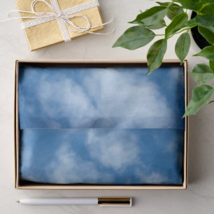 Papel De Seda Cielo azul con fotografía de la naturaleza de las 