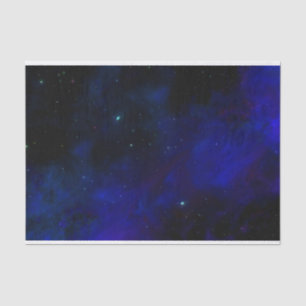 Papel De Seda Cielo azul de medianoche estrellado