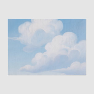 Papel De Seda Cielo azul soñador con nubes