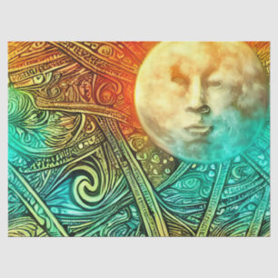 Papel De Seda Cielo celeste