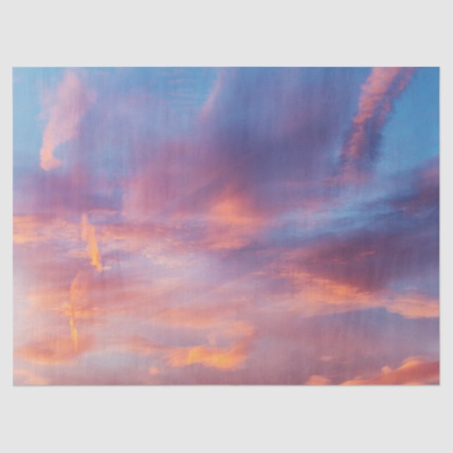 Papel De Seda cielo coqueto (Anverso)