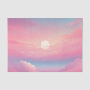 Papel De Seda Cielo de nubes tranquilas