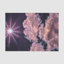 Cielo Puesta de Sol Galaxia Estrellas Nubes Azul P