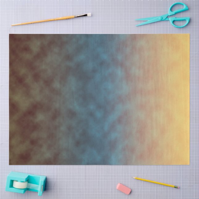 Papel De Seda Cielos Ámbar (Artesanía)
