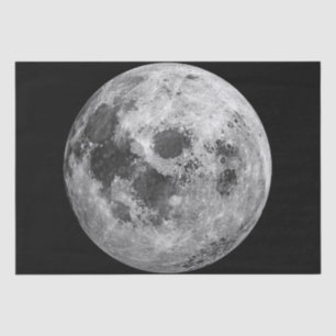 Papel De Seda Ciencia de astronomía gráfica de Guay Full Moon