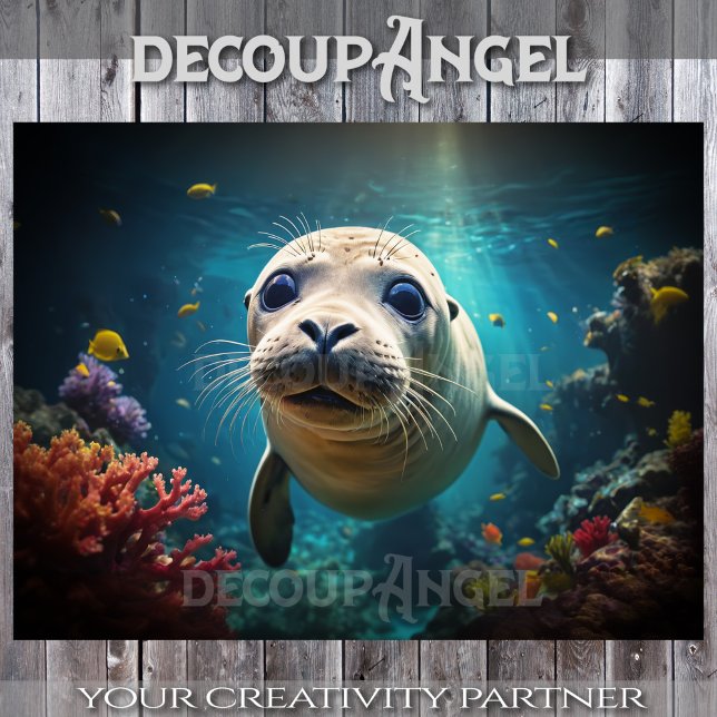 Papel De Seda Cierre Cute Baby Seal - Desnudo - (Subido por el creador)