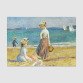 Papel De Seda Cifras en la playa, Auguste Renoir Decoupage Art