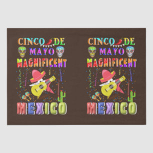 Papel De Seda Cinco de Mayo México magnífico