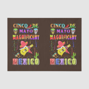 Papel De Seda Cinco de Mayo México magnífico