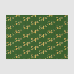 Papel De Seda Cincuenta-Cuarto) acontecimiento verde, falso del