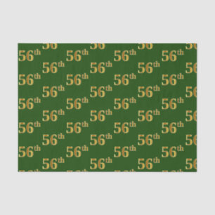 Papel De Seda Cincuenta-Sexto) acontecimiento verde, falso del