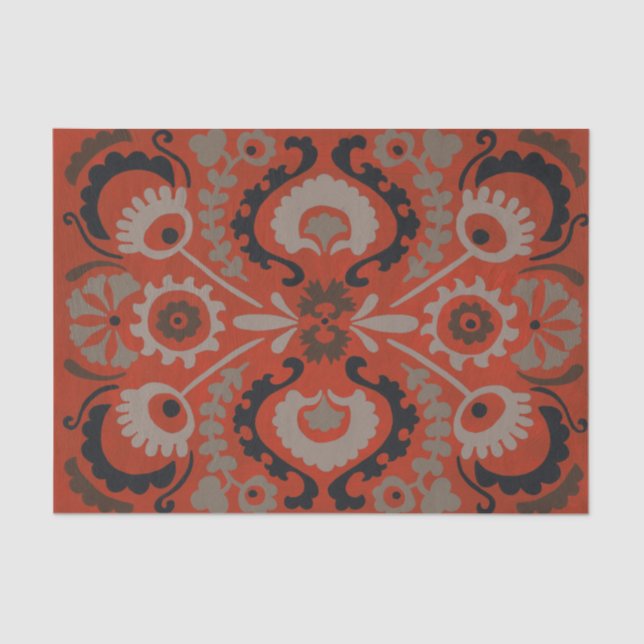 Papel De Seda Cinnabar Suzani I (Anverso)