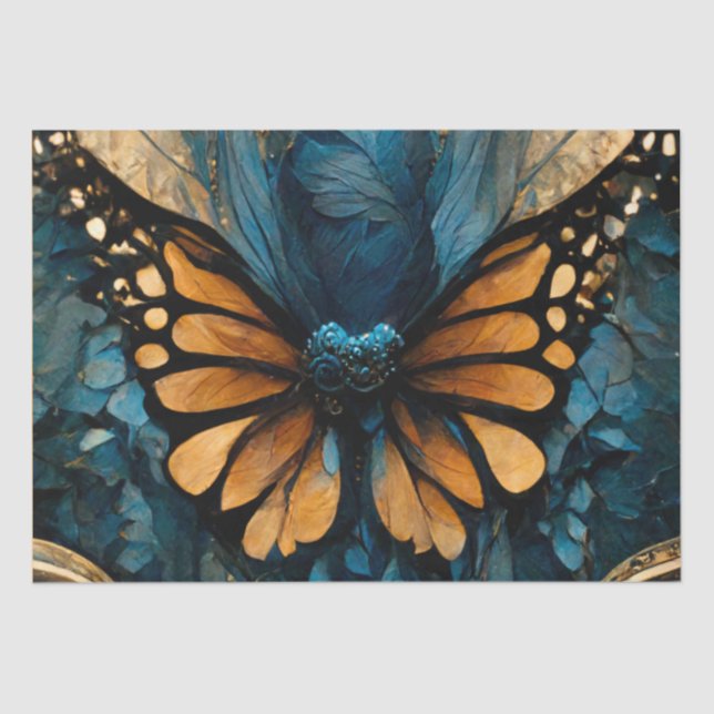 Papel De Seda Cinta de celebración de monarca (Anverso)