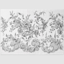 Papel De Seda Cinta negra y blanca