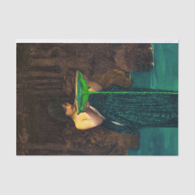 Papel De Seda Circe Invidiosa, 1892 por John William Waterhouse (Anverso)