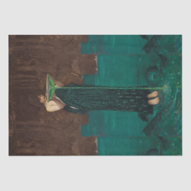 Papel De Seda Circe Invidiosa John William Waterhouse (Anverso)