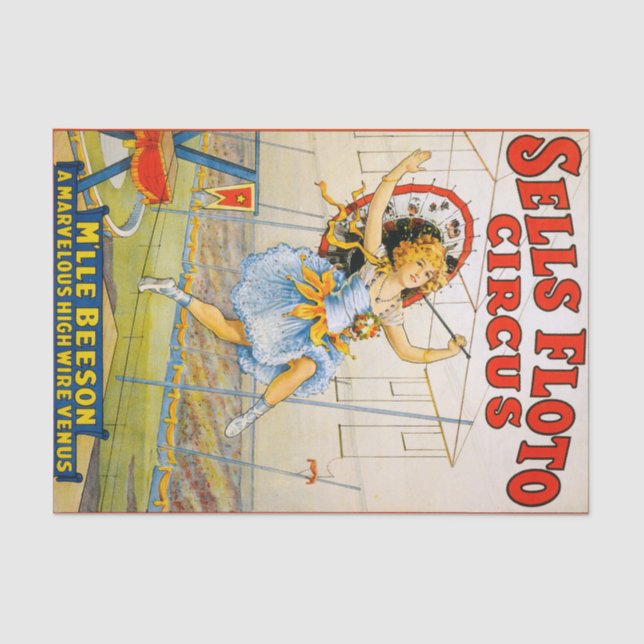 Papel De Seda Circo de Floto de las ventas (Anverso)