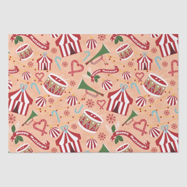 Papel De Seda Circo de navidades (Anverso)