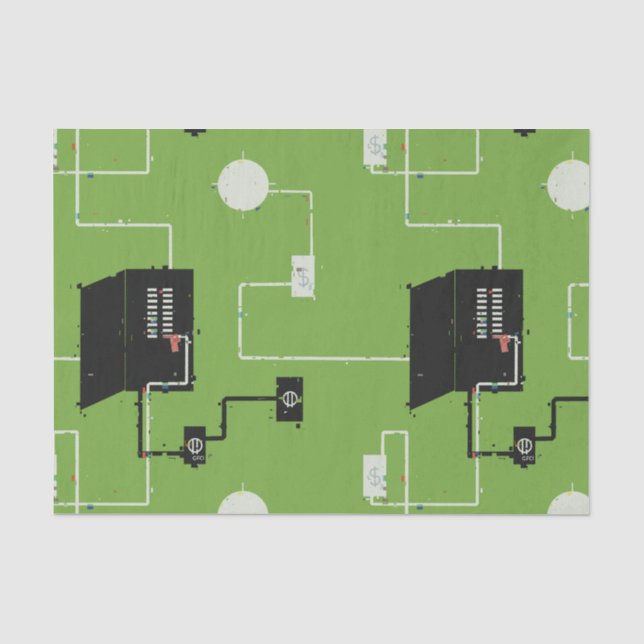 Papel De Seda Circuitos eléctricos (Anverso)